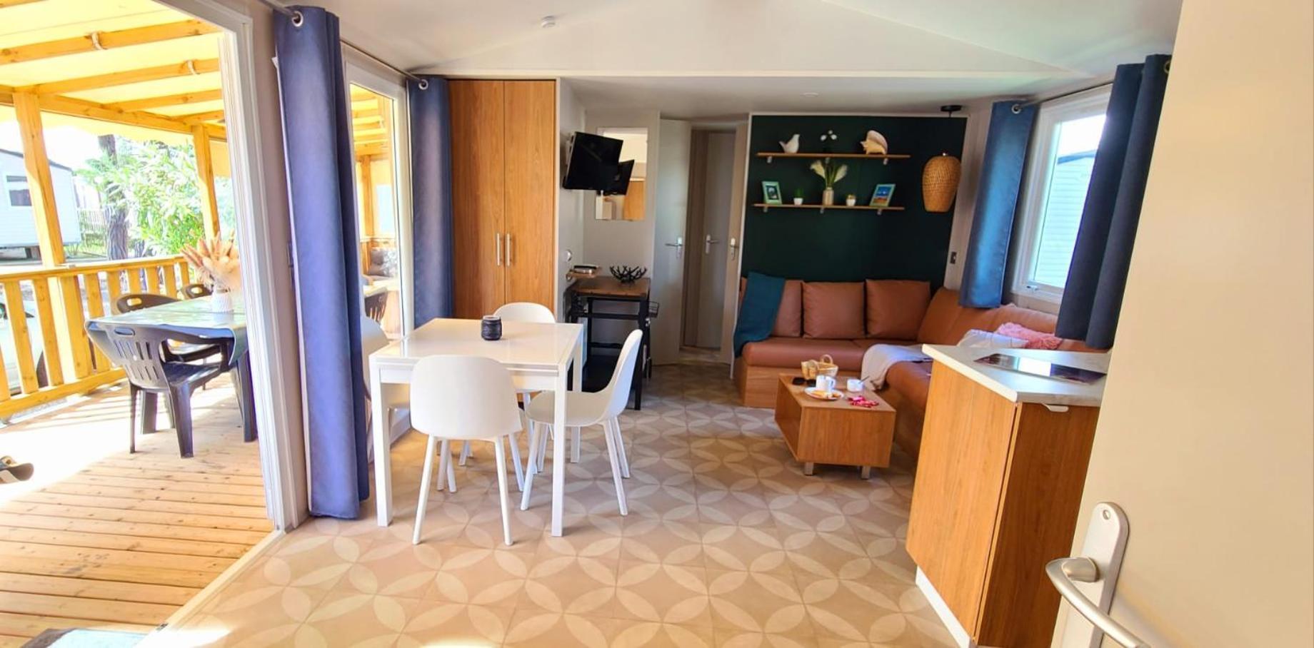 Mobil-Home Le Cocon Fun Pass Non Inclus Canet-en-Roussillon Ngoại thất bức ảnh