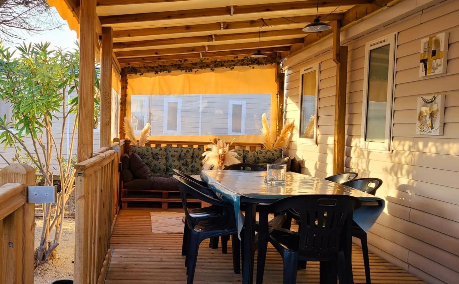 Mobil-Home Le Cocon Fun Pass Non Inclus Canet-en-Roussillon Ngoại thất bức ảnh