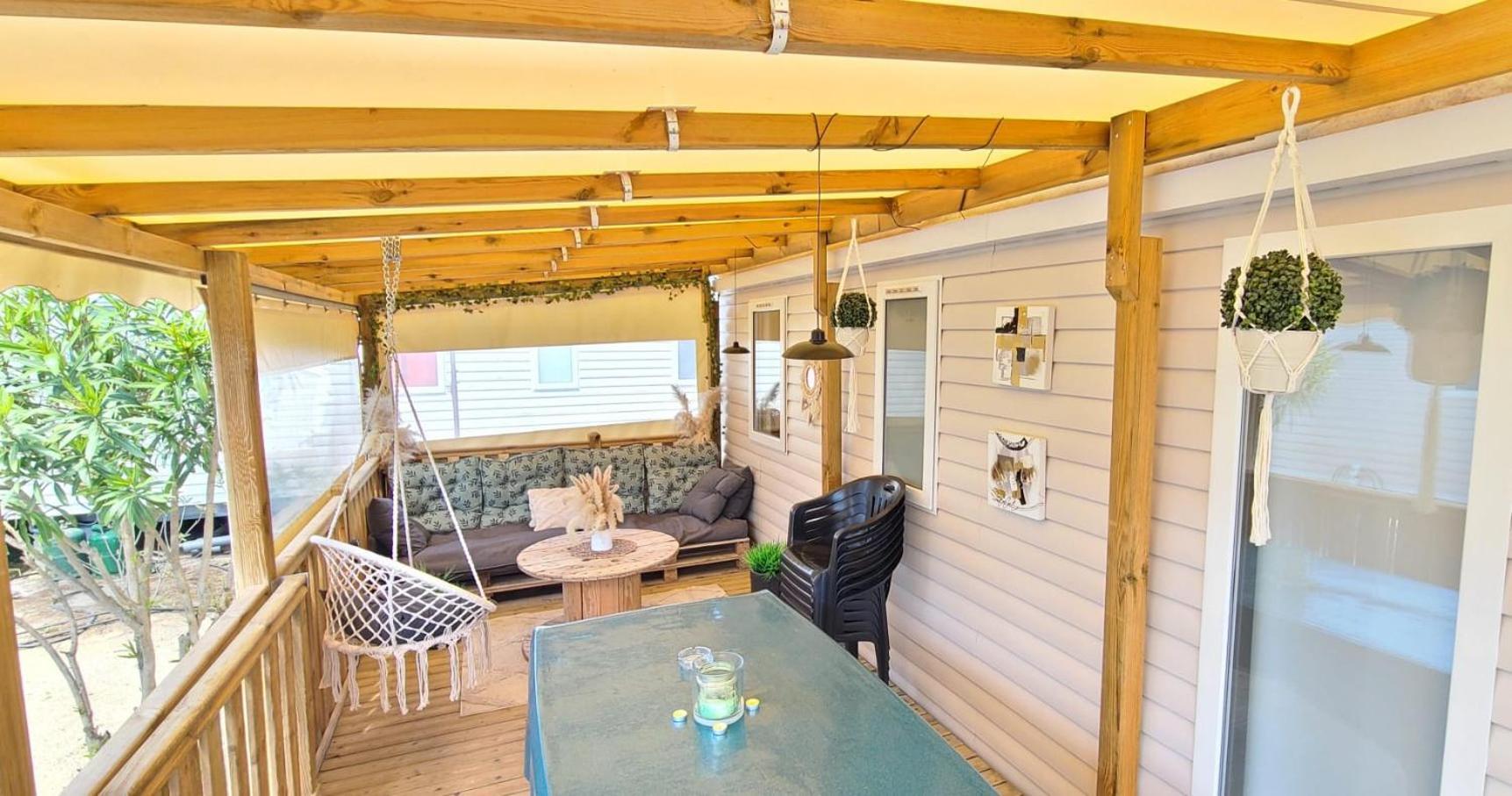 Mobil-Home Le Cocon Fun Pass Non Inclus Canet-en-Roussillon Ngoại thất bức ảnh